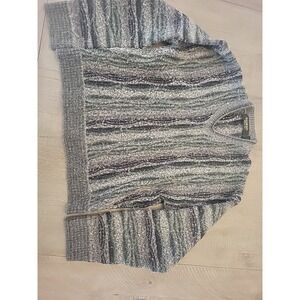 Vintage 90s Bachrach 3D Texture Pattern Knit Sweater Multicolor USA Made Coogi M
